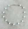 Колье серебро 925, жемчуг речной белый ж50-290* д.7,5мм -  Интернет-магазин бижутерии и жемчуга " Ruspearls" , Екатеринбург 