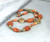 Колье коралл, яшма 180 -  Интернет-магазин бижутерии и жемчуга " Ruspearls" , Екатеринбург 