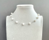 Колье серебро 925, жемчуг речной белый ж50-290* д.7,5мм -  Интернет-магазин бижутерии и жемчуга " Ruspearls" , Екатеринбург 