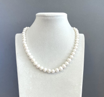 Бусы жемчуг речной 50-240 д.8-8,5 мм -  Интернет-магазин бижутерии и жемчуга " Ruspearls" , Екатеринбург 