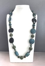 Колье лава, мурано, яшма160 -  Интернет-магазин бижутерии и жемчуга " Ruspearls" , Екатеринбург 