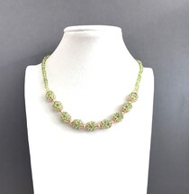 Колье хризолит 380 -  Интернет-магазин бижутерии и жемчуга " Ruspearls" , Екатеринбург 