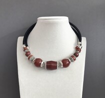 Колье чокер яшма, сердолик 150  -  Интернет-магазин бижутерии и жемчуга " Ruspearls" , Екатеринбург 