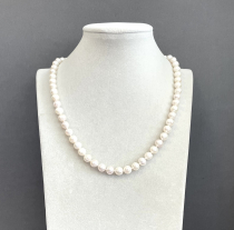 Бусы жемчуг речной 50-220 д.7,5-8мм  -  Интернет-магазин бижутерии и жемчуга " Ruspearls" , Екатеринбург 