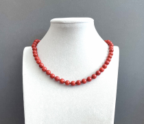 Бусы коралл терракот  45-160 д.8 мм -  Интернет-магазин бижутерии и жемчуга " Ruspearls" , Екатеринбург 