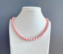 Бусы коралл 250 д.8,5мм розовый -  Интернет-магазин бижутерии и жемчуга " Ruspearls" , Екатеринбург 