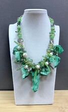 Колье агат, кварц 320 -  Интернет-магазин бижутерии и жемчуга " Ruspearls" , Екатеринбург 