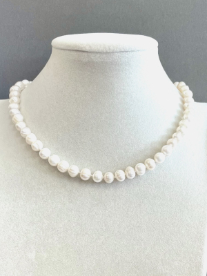 Бусы жемчуг речной 45-90 д.6,5-7мм -  Интернет-магазин бижутерии и жемчуга " Ruspearls" , Екатеринбург 