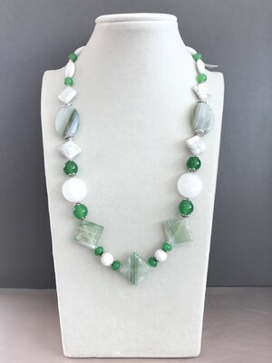 Колье агат,кахалонг, керамика 120 -  Интернет-магазин бижутерии и жемчуга " Ruspearls" , Екатеринбург 