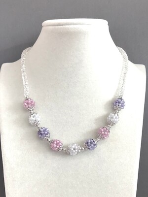 Колье фианит, горный хрусталь 250 -  Интернет-магазин бижутерии и жемчуга " Ruspearls" , Екатеринбург 