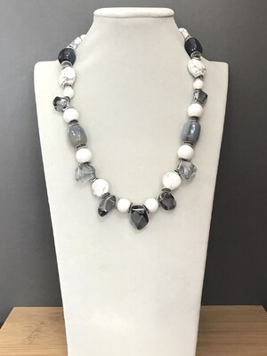 Колье агат,кахалонг,кварц 170 -  Интернет-магазин бижутерии и жемчуга " Ruspearls" , Екатеринбург 