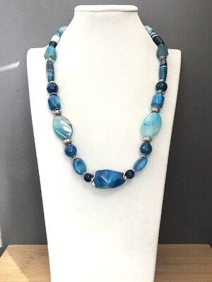 Колье агат 160 -  Интернет-магазин бижутерии и жемчуга " Ruspearls" , Екатеринбург 