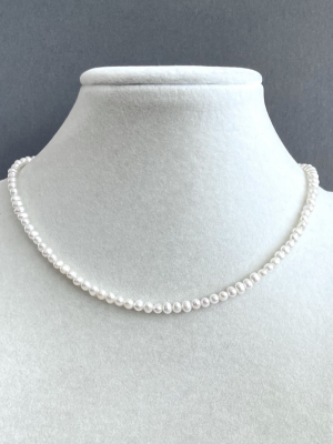 Колье жемчуг речной 250  д.4-4,5мм -  Интернет-магазин бижутерии и жемчуга " Ruspearls" , Екатеринбург 