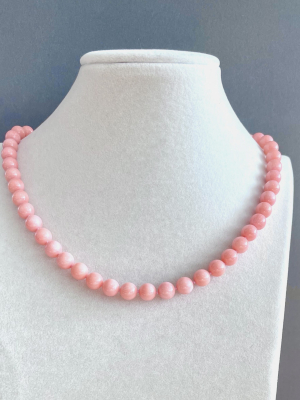 Бусы коралл 250 д.8,5мм розовый -  Интернет-магазин бижутерии и жемчуга " Ruspearls" , Екатеринбург 