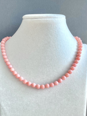 Бусы коралл розовый 50-170 д.7,5мм -  Интернет-магазин бижутерии и жемчуга " Ruspearls" , Екатеринбург 