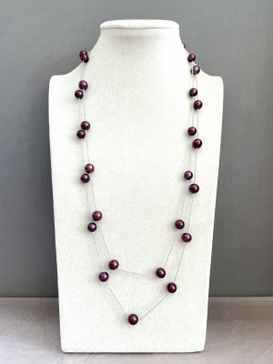 Колье серебро 925, жемчуг речной ж120-750 -  Интернет-магазин бижутерии и жемчуга " Ruspearls" , Екатеринбург 