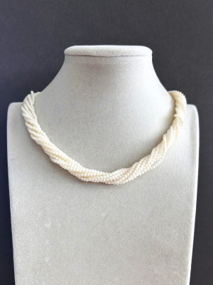 Колье коралл молочный 9-1820 д.2,5мм -  Интернет-магазин бижутерии и жемчуга " Ruspearls" , Екатеринбург 