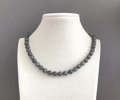 Бусы лабрадорит 250 д.9мм -  Интернет-магазин бижутерии и жемчуга " Ruspearls" , Екатеринбург 